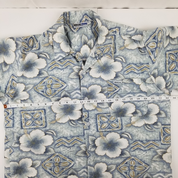 Billabong tropical short sleeve button up shirt M - Picture 6 of 7